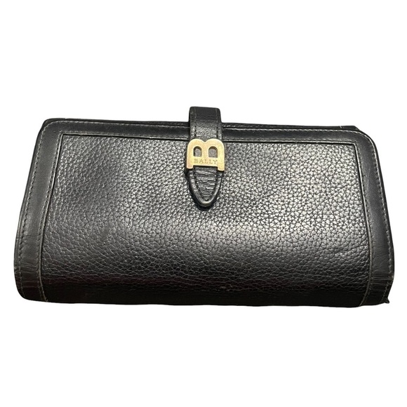 Bally Black Leather Jacket Wallet - Picture 2 of 14